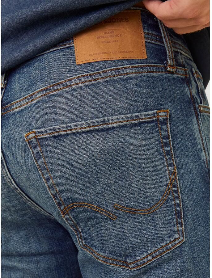 Jack & Jones Regular fit jeans JJICLARK in used-look stretchcomfort en lage taille - Foto 2