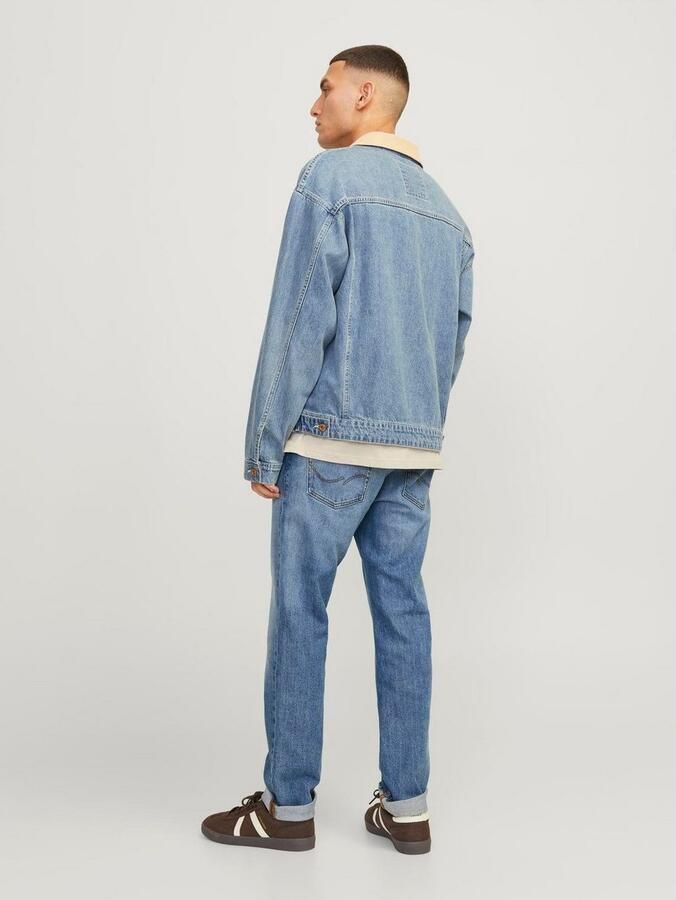 Jack & Jones Regular fit jeans JJICLARK in used-look stretchcomfort en lage taille - Foto 5
