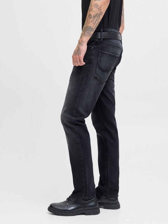 Jack & Jones Regular fit jeans JJICLARK in used-look stretchcomfort en lage taille - Foto 4