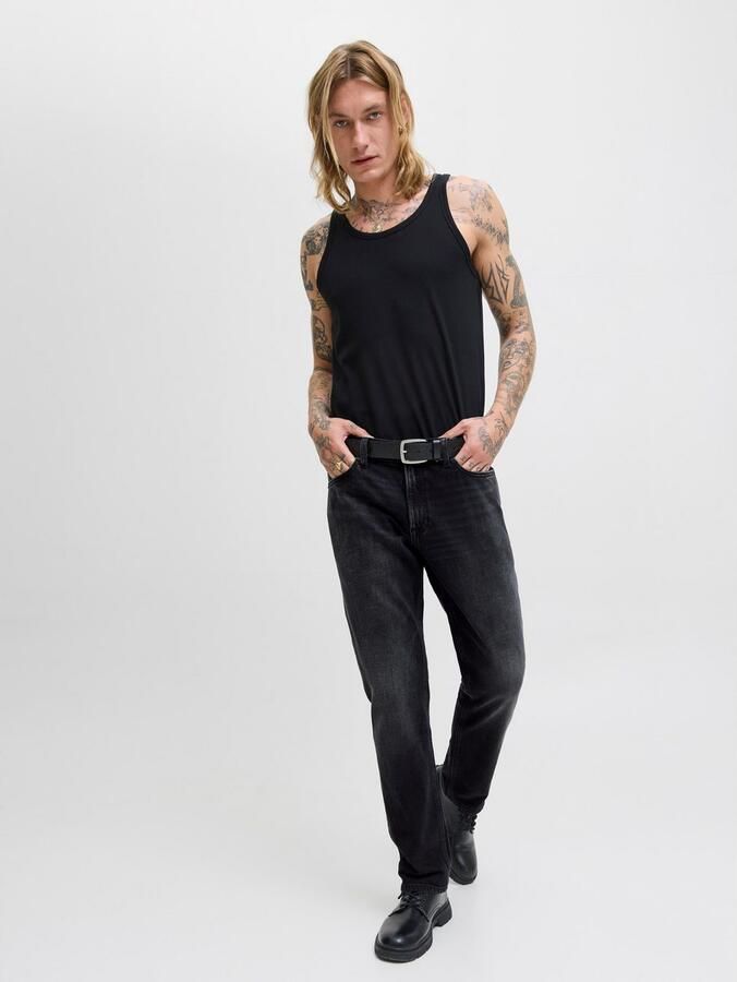 Jack & Jones Regular fit jeans JJICLARK in used-look stretchcomfort en lage taille - Foto 5