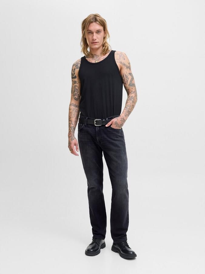 Jack & Jones Regular fit jeans JJICLARK in used-look stretchcomfort en lage taille - Foto 7