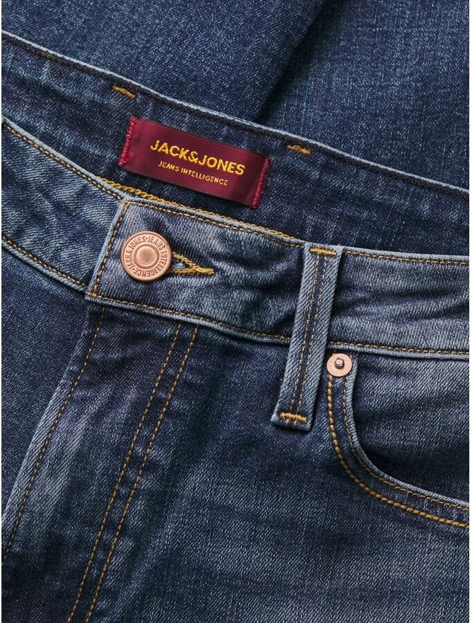 JACK & JONES JEANS INTELLIGENCE slim fit jeans JJIGLENN JJVINTAGE CB 060 blauw