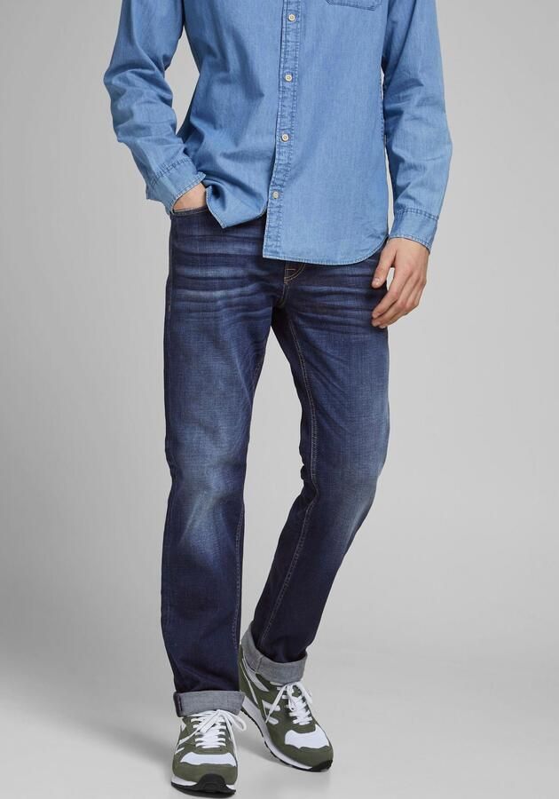 Jack & Jones Regular fit jeans JJICLARK met used-look en stretch voor dagelijks gebruik - Foto 4