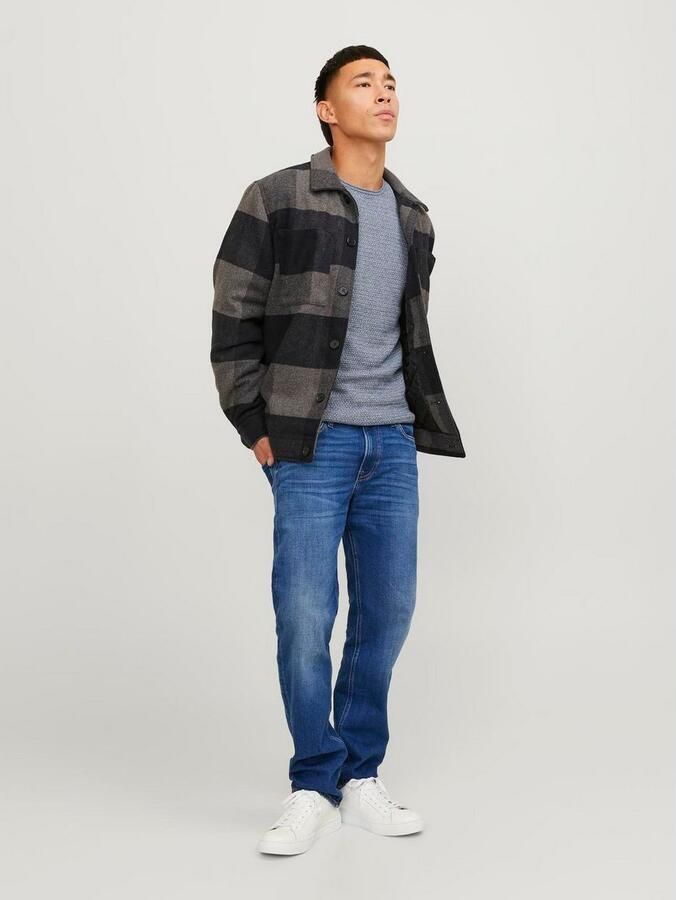 Jack & Jones Regular fit jeans JJICLARK met used-look en stretch voor dagelijks gebruik - Foto 4