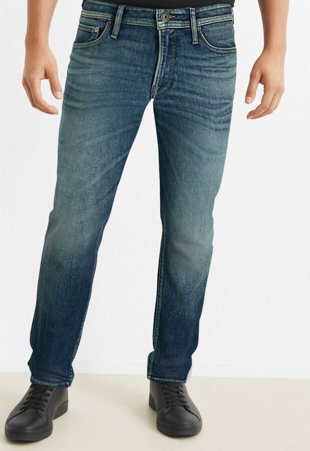 Jack & Jones Regular fit jeans JJICLARK met used-look en stretch voor dagelijks gebruik - Foto 9