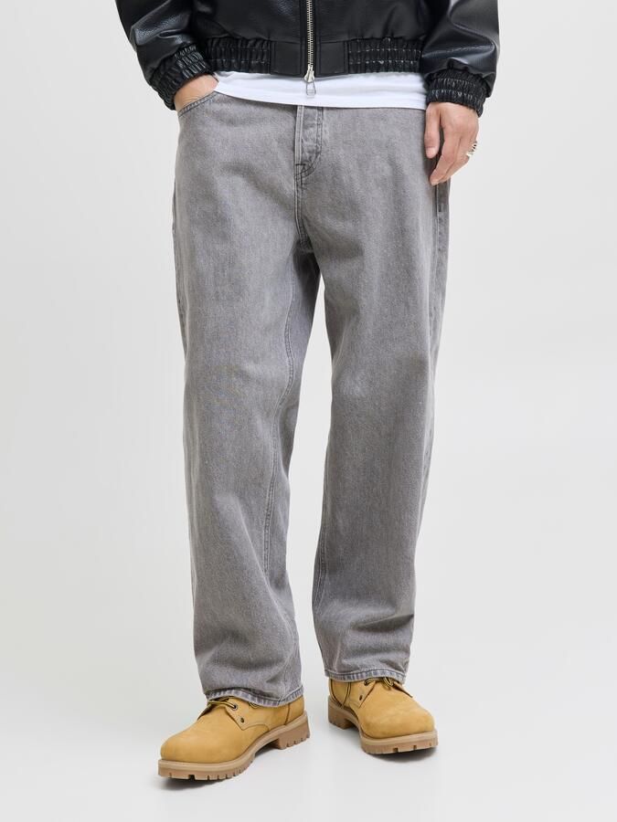 JACK & JONES JEANS INTELLIGENCE JJIALEX JJORIGINAL baggy jeans grey denim - Foto 10