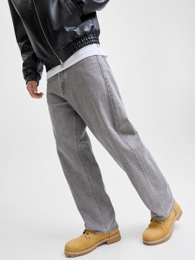 JACK & JONES JEANS INTELLIGENCE JJIALEX JJORIGINAL baggy jeans grey denim - Foto 4