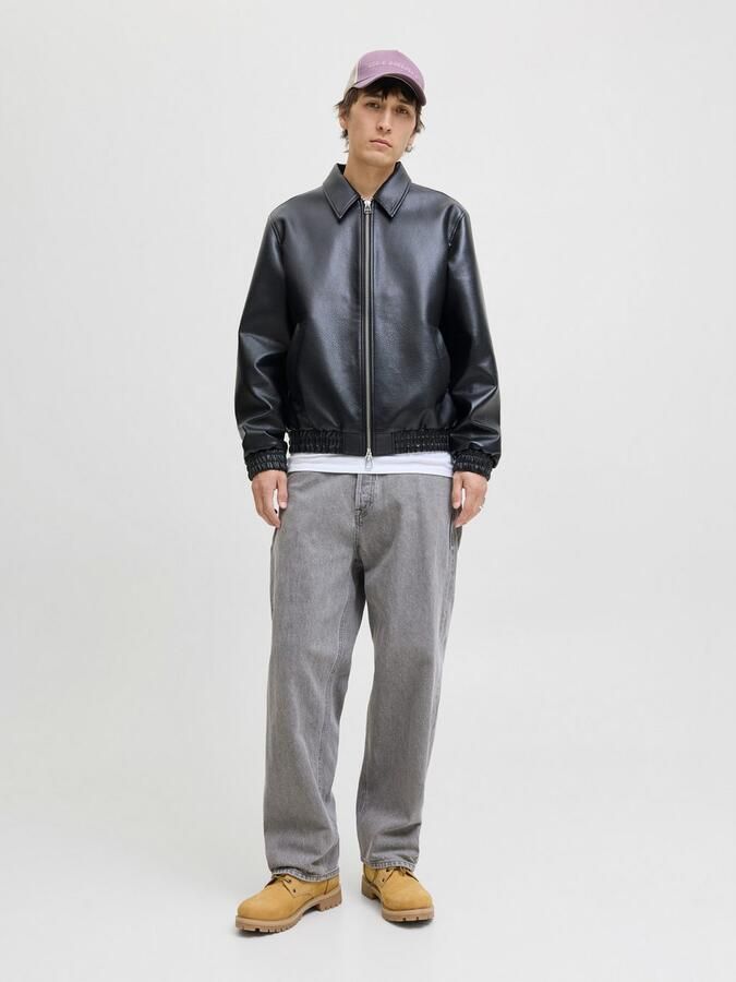 JACK & JONES JEANS INTELLIGENCE JJIALEX JJORIGINAL baggy jeans grey denim - Foto 7