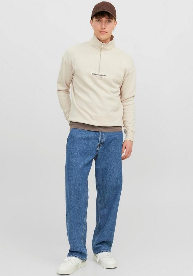 JACK & JONES JEANS INTELLIGENCE JJIALEX JJORIGINAL baggy fit jeans blue denim - Foto 6