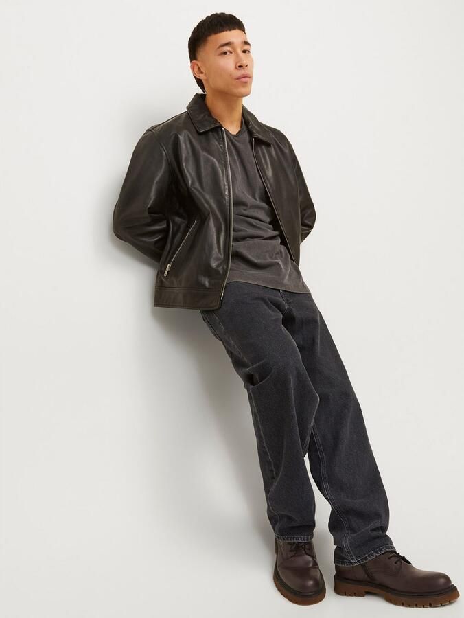 Jack & Jones Relax fit jeans JJIEDDIE met hoge taille en losse pasvorm - Foto 2