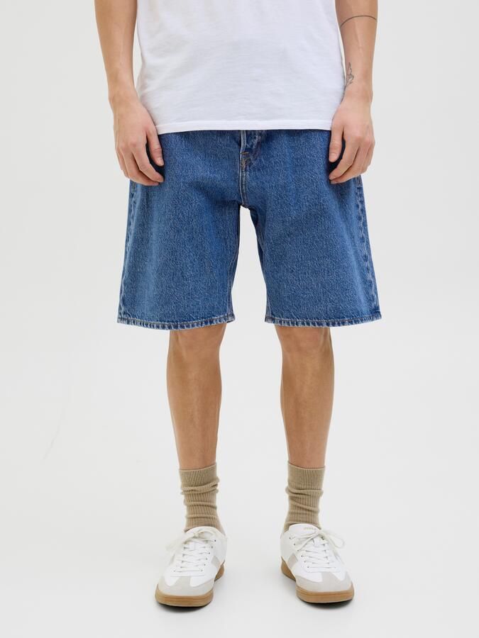 JACK & JONES JEANS INTELLIGENCE loose denim short medium blue denim - Foto 6