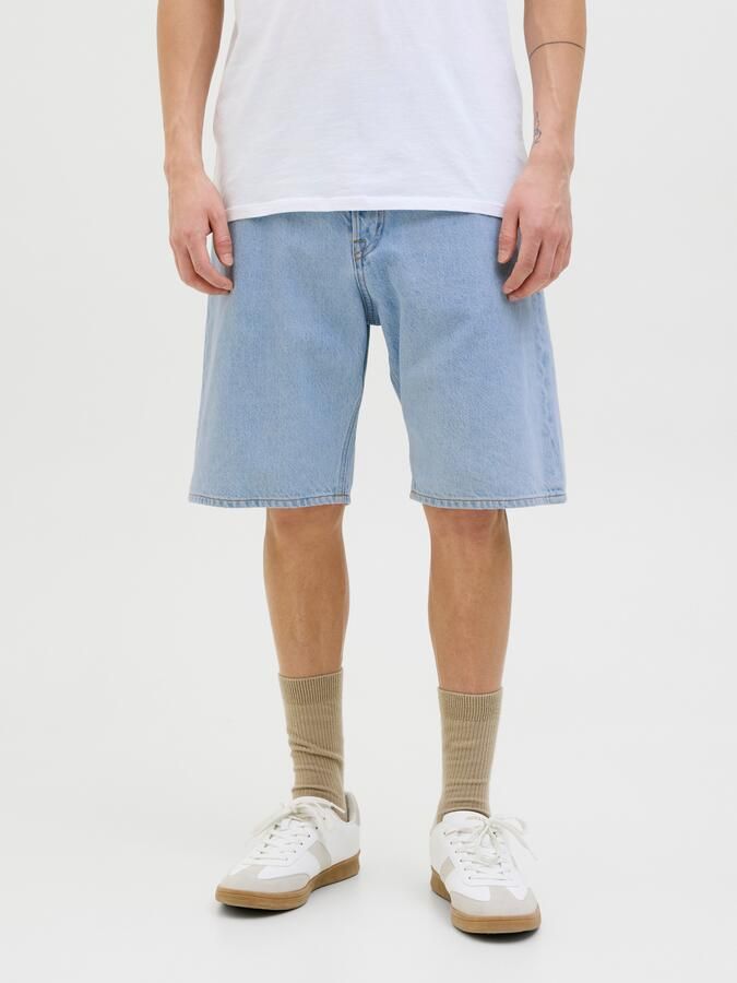 JACK & JONES JEANS INTELLIGENCE loose denim short light blue denim - Foto 6
