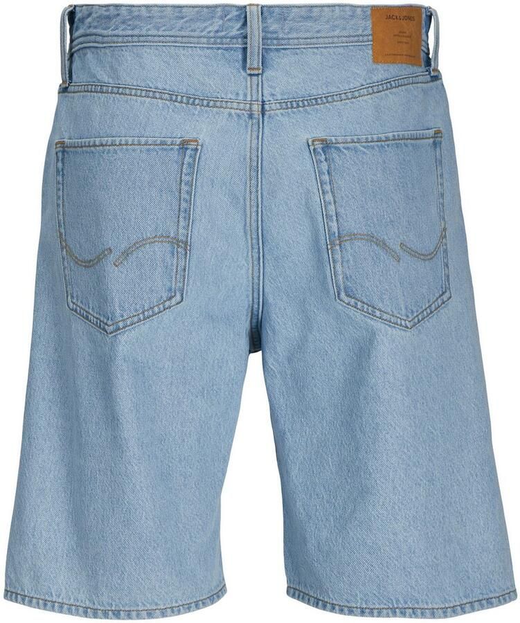 JACK & JONES JEANS INTELLIGENCE loose denim short light blue denim