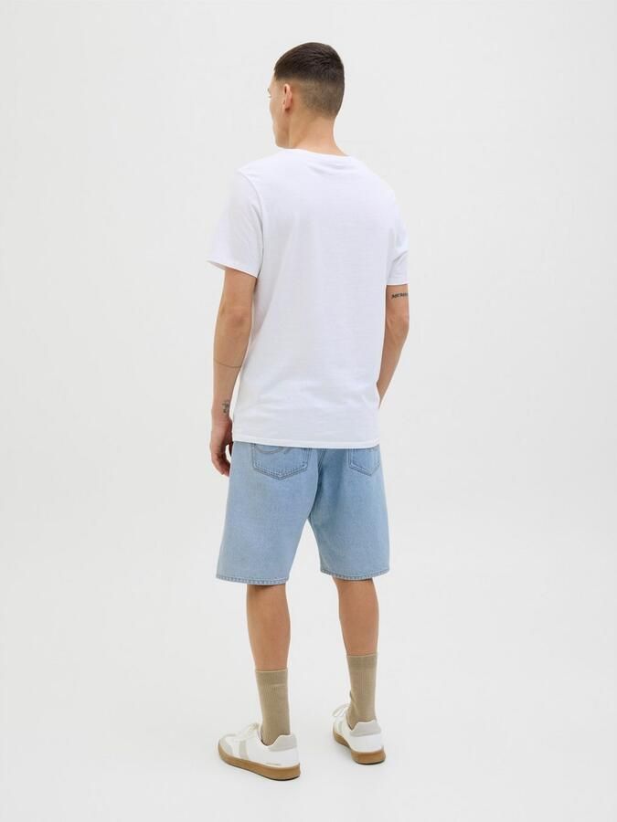 JACK & JONES JEANS INTELLIGENCE loose denim short light blue denim - Foto 5