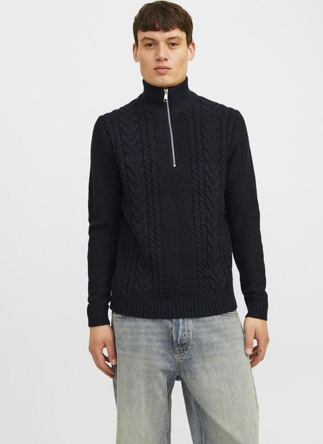 Jack & Jones Schipperstrui JJCRAIG KNIT HALF ZIP - Foto 7