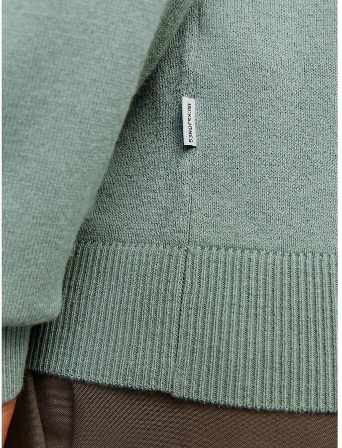 Jack & Jones Schipperstrui JJEEMIL KNIT HALF ZIP NOOS