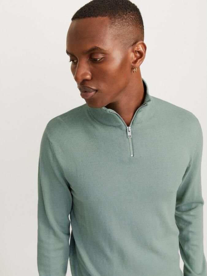 Jack & Jones Schipperstrui JJEEMIL KNIT HALF ZIP NOOS - Foto 7