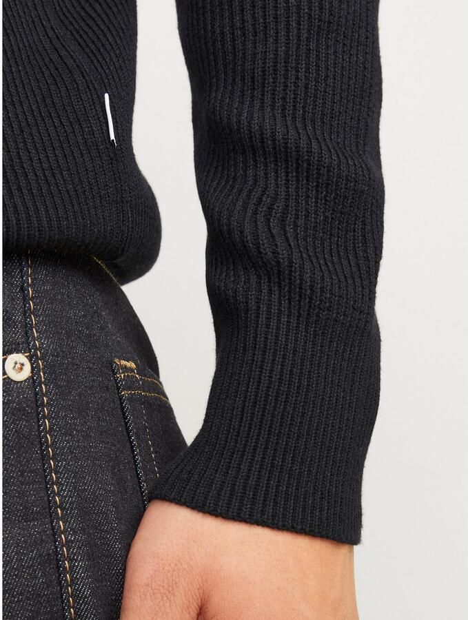 Jack & jones Mannen Gebreide Kleding Collectie voor Herfst Winter Black Heren - Foto 2