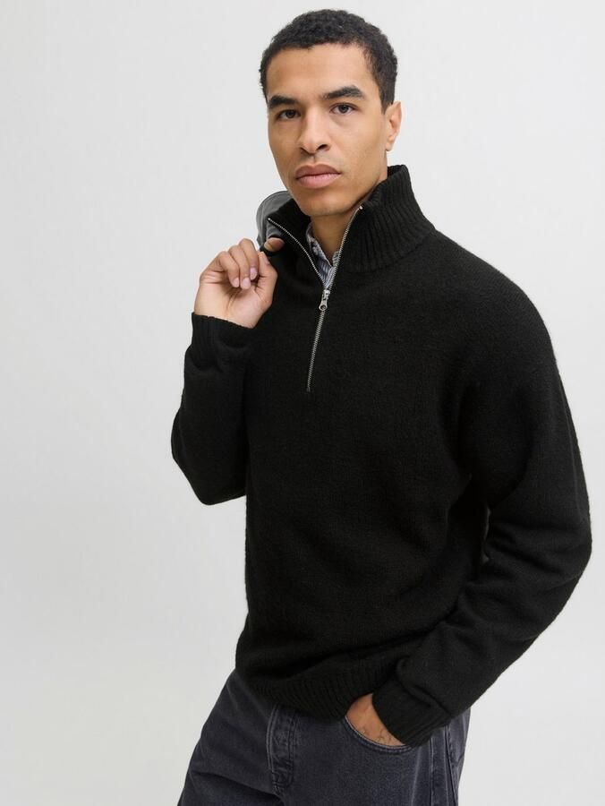 Jack & Jones Schipperstrui JJESOHO OLLIE KNIT HALF ZIP SN - Foto 3
