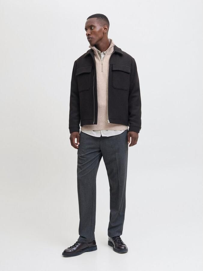 Jack & Jones Schipperstrui JJESOHO OLLIE KNIT HALF ZIP SN - Foto 6