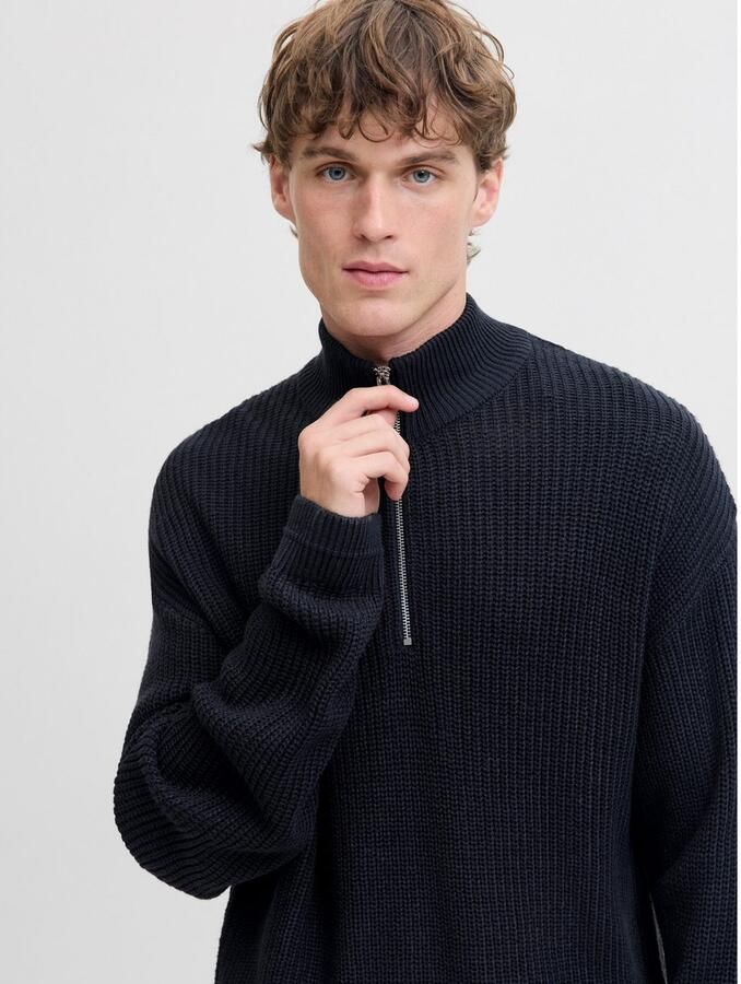 Jack & jones Gebreide pullover met ritssluiting model 'KAITO' - Foto 3