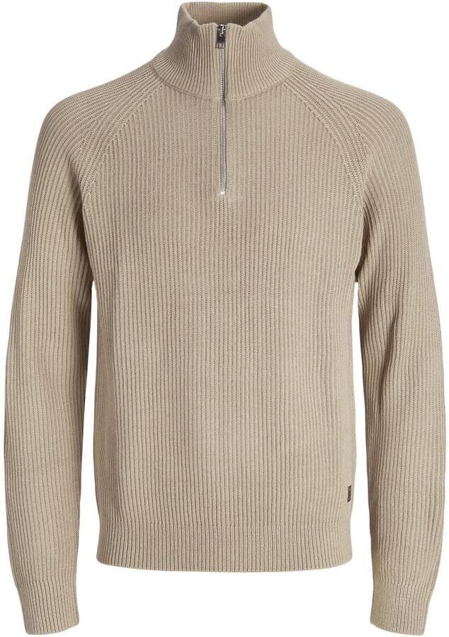 Jack & Jones Schipperstrui JJPANNEL KNIT HALF ZIP AW25 - Foto 14