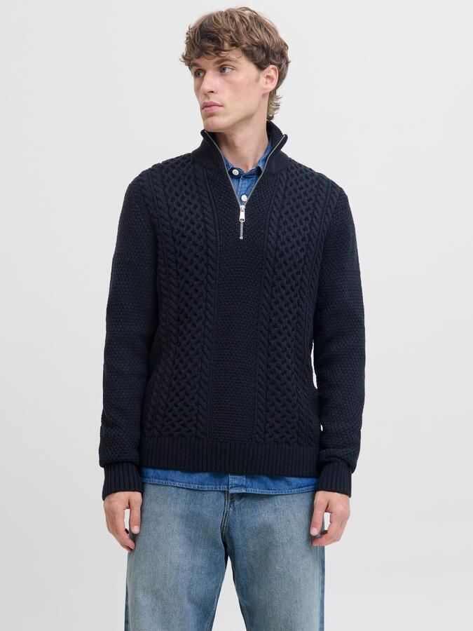 Jack & Jones Schipperstrui JJPAUL KNIT HALF ZIP - Foto 9