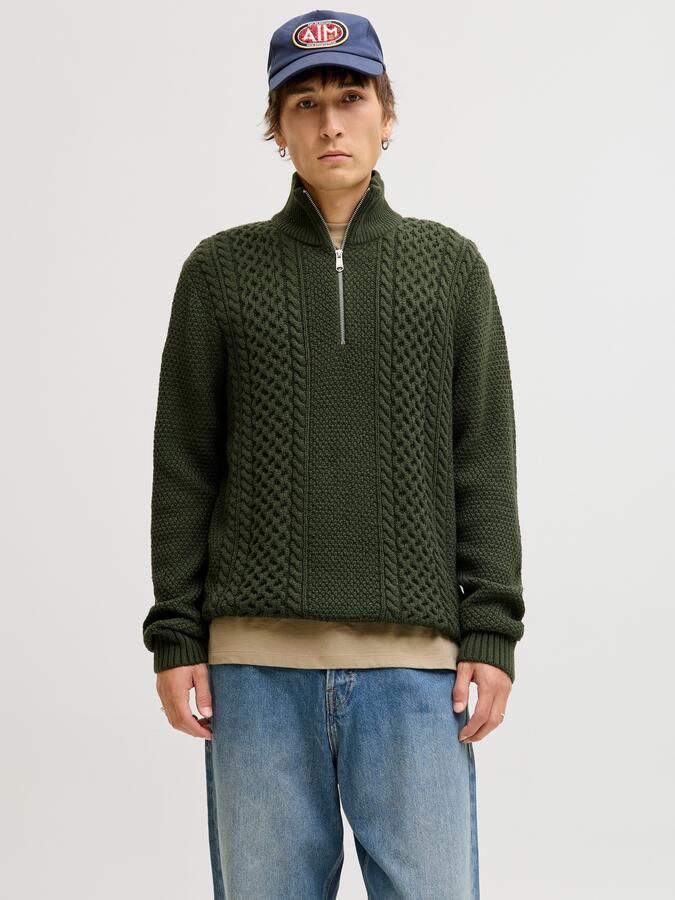 Jack & Jones Schipperstrui JJPAUL KNIT HALF ZIP - Foto 5