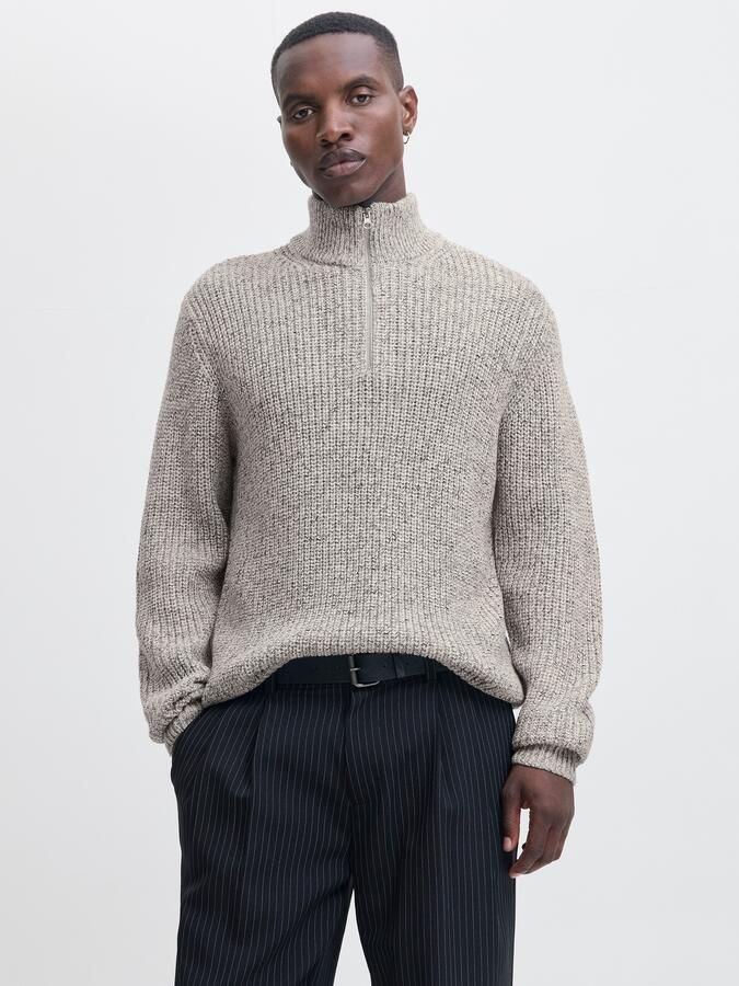 Jack & Jones Schipperstrui JORBLEECKER KNIT HALF ZIP BF - Foto 7