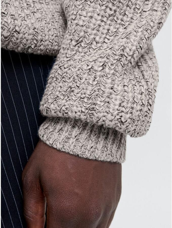 Jack & Jones Schipperstrui JORBLEECKER KNIT HALF ZIP BF