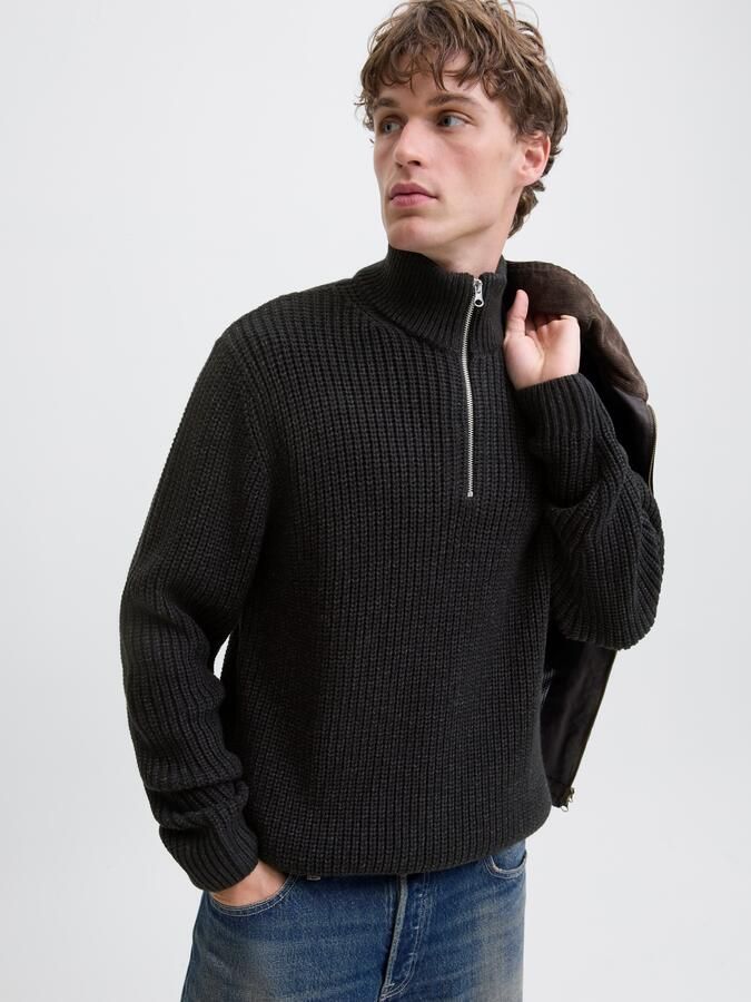 Jack & Jones Schipperstrui JORBLEECKER KNIT HALF ZIP BF - Foto 7