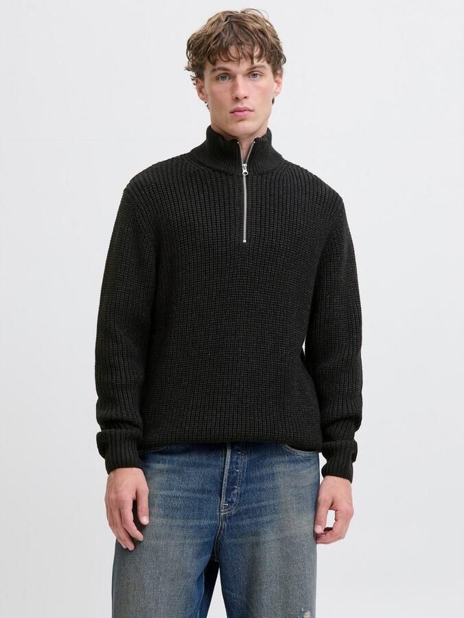 Jack & Jones Schipperstrui JORBLEECKER KNIT HALF ZIP BF - Foto 3