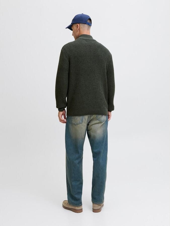 Jack & Jones Schipperstrui JORBLEECKER KNIT HALF ZIP BF - Foto 4