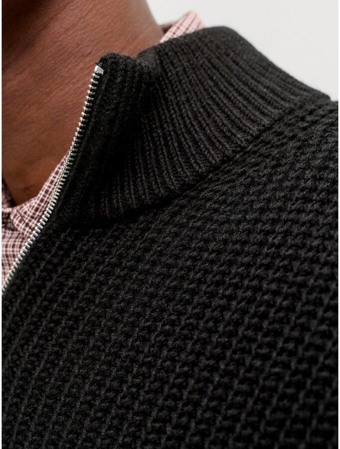 Jack & Jones Schipperstrui JORBLEECKER KNIT HALF ZIP BF - Foto 3