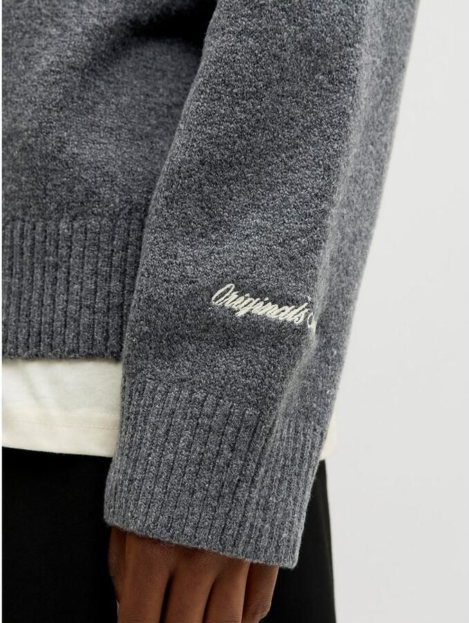 Jack & jones Gebreide pullover met ribboorden model 'NORREBRO''