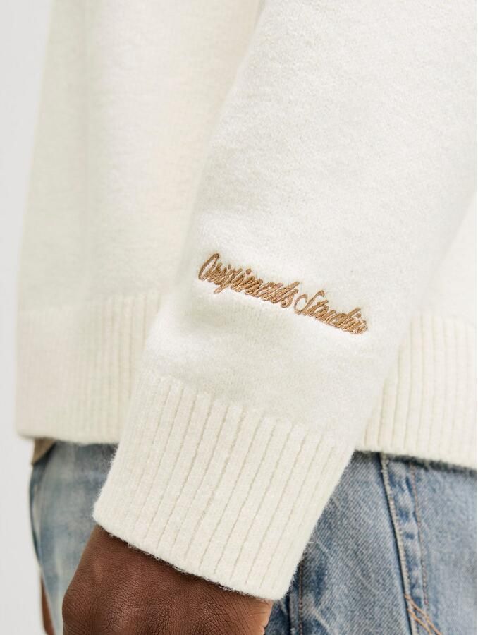 Jack & jones Gebreide pullover met ribboorden model 'NORREBRO''