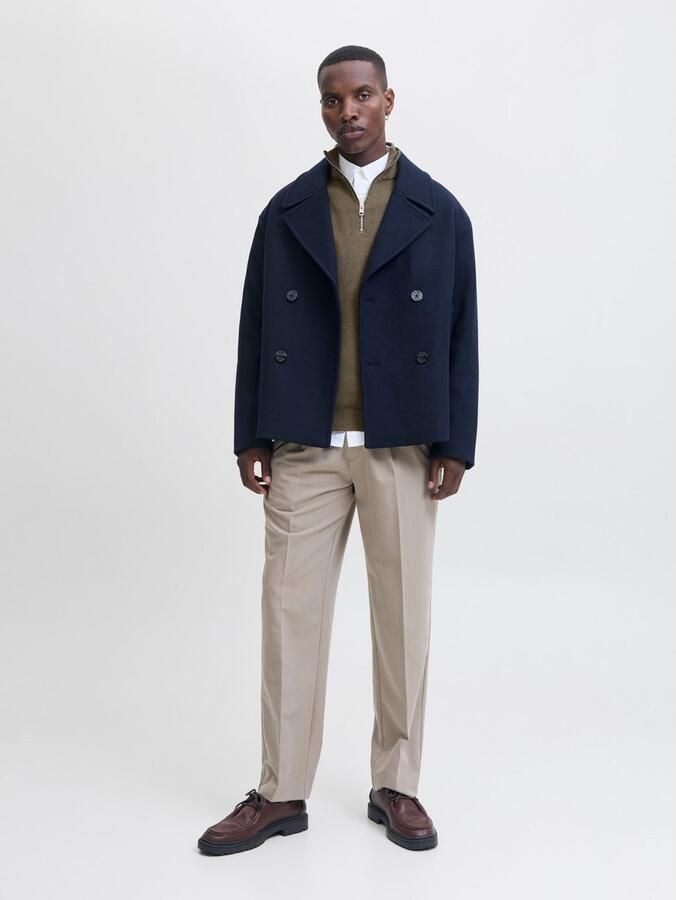 Jack & Jones Premium Schipperstrui met labeldetail model 'MILANO' - Foto 4