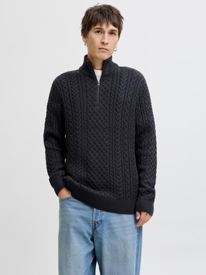 Jack & Jones Premium Gebreide pullover met ribboorden model 'BLUSEAN' - Foto 7