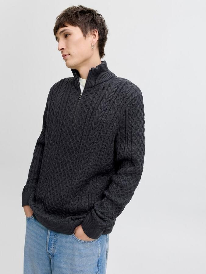 Jack & Jones Premium Gebreide pullover met ribboorden model 'BLUSEAN' - Foto 3