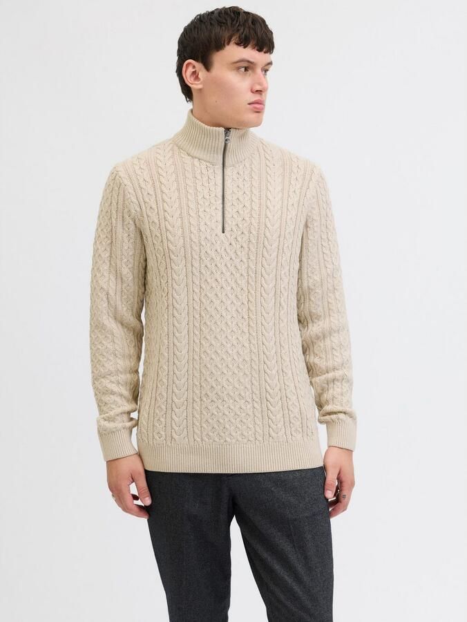 Jack & Jones Premium Gebreide pullover met ribboorden model 'BLUSEAN' - Foto 3