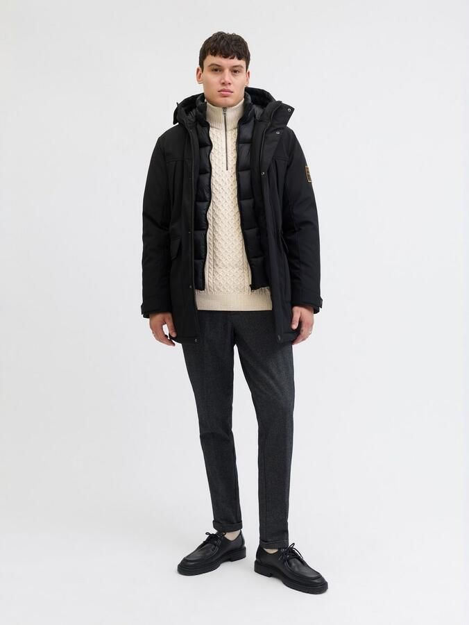 Jack & Jones Premium Gebreide pullover met ribboorden model 'BLUSEAN' - Foto 4