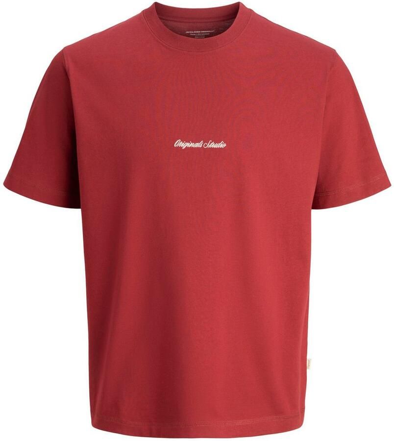 Jack & Jones Shirt met korte mouwen JORNORREBRO EMB TEE SS CREW NECK NOOS