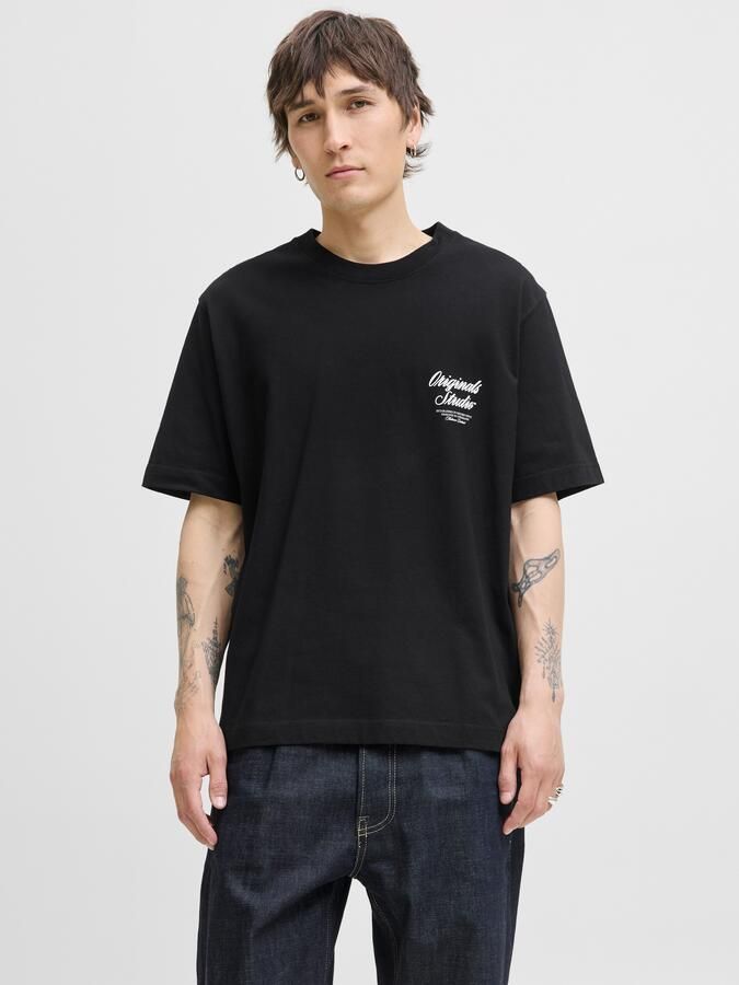 Jack & Jones Shirt met korte mouwen JORNORREBRO TYPO TEE SS CREW NECK NOOS - Foto 7
