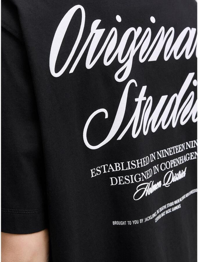 Jack & Jones Shirt met korte mouwen JORNORREBRO TYPO TEE SS CREW NECK NOOS - Foto 3