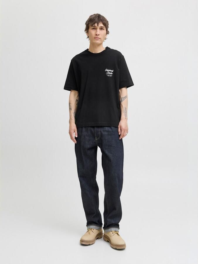 Jack & Jones Shirt met korte mouwen JORNORREBRO TYPO TEE SS CREW NECK NOOS - Foto 5