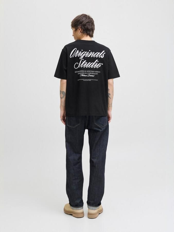 Jack & Jones Shirt met korte mouwen JORNORREBRO TYPO TEE SS CREW NECK NOOS - Foto 6
