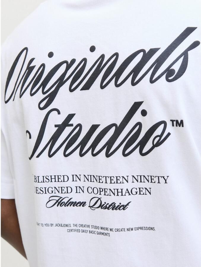 Jack & Jones Shirt met korte mouwen JORNORREBRO TYPO TEE SS CREW NECK NOOS - Foto 3