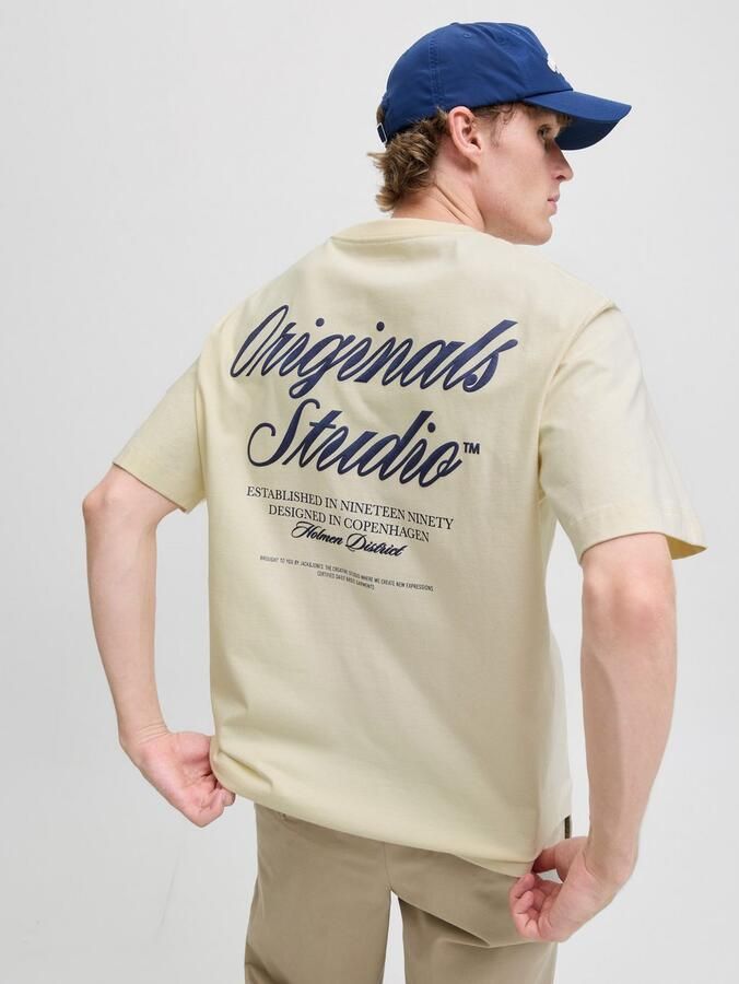 Jack & Jones Shirt met korte mouwen JORNORREBRO TYPO TEE SS CREW NECK NOOS - Foto 7