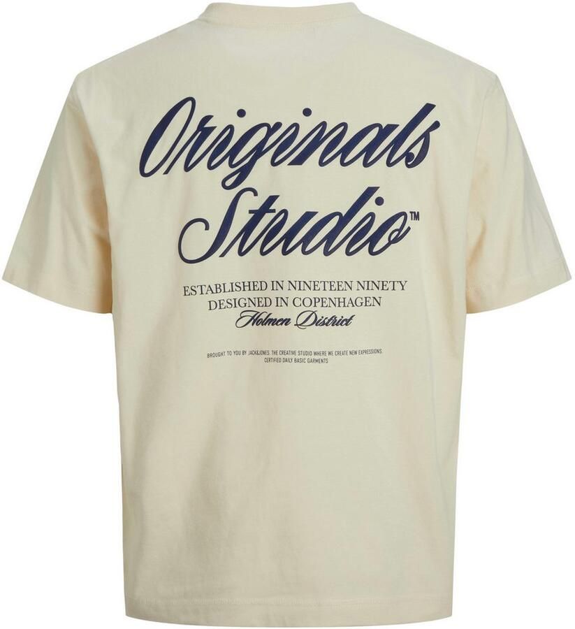 Jack & Jones Shirt met korte mouwen JORNORREBRO TYPO TEE SS CREW NECK NOOS - Foto 2