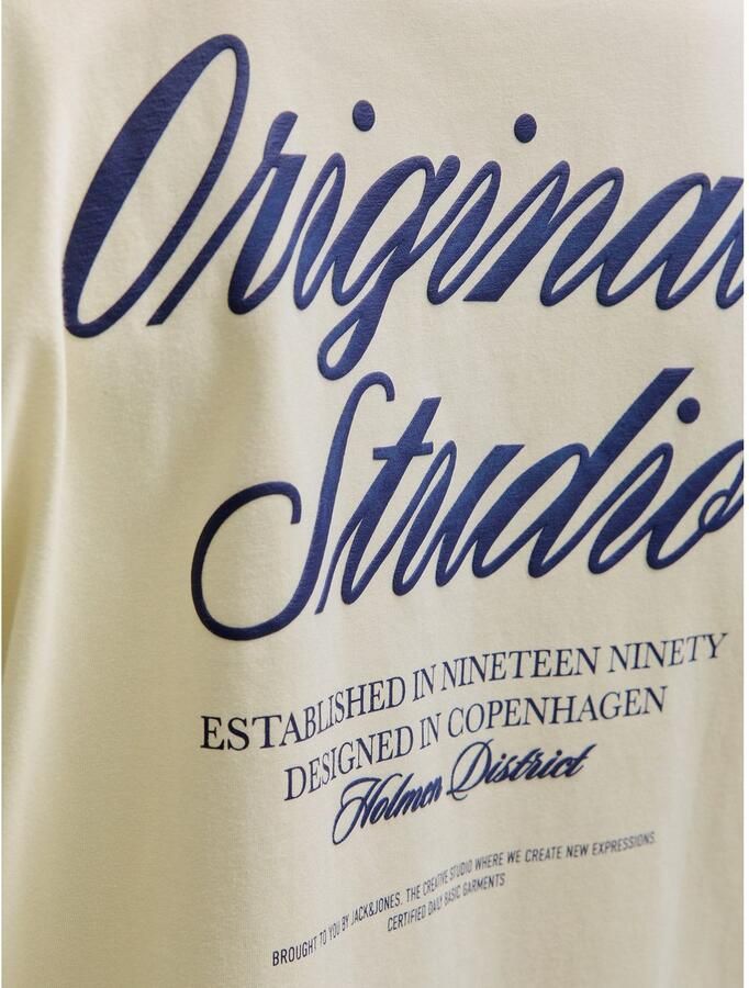 Jack & Jones Shirt met korte mouwen JORNORREBRO TYPO TEE SS CREW NECK NOOS - Foto 5